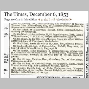 1853AdDaviesdiedatCatLodgeTheTimes.JPG