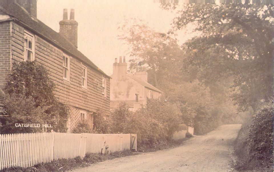 Catisfield Hill - the old main road